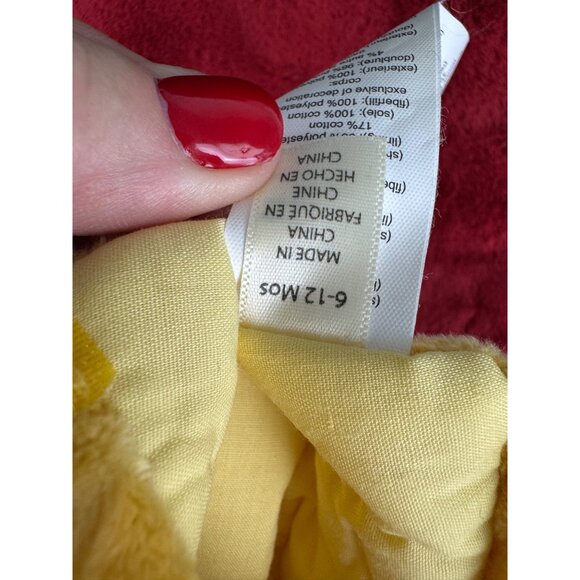 Disney Mickey Mouse Infant Costume 6-12 Mos By Pottery Barn Kids W/ Gloves/Shoes - Picture 6 of 16